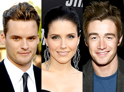 Austin Nichols, Sophia Bush, Robert Buckley Austin Nichols, Sophia Bush, Robert Buckley
